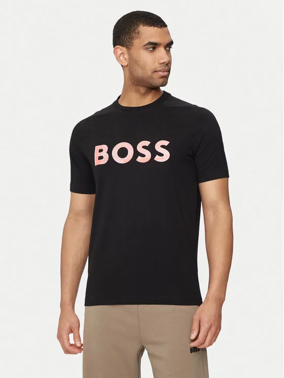 Футболка regular fit Teebero Boss, черный