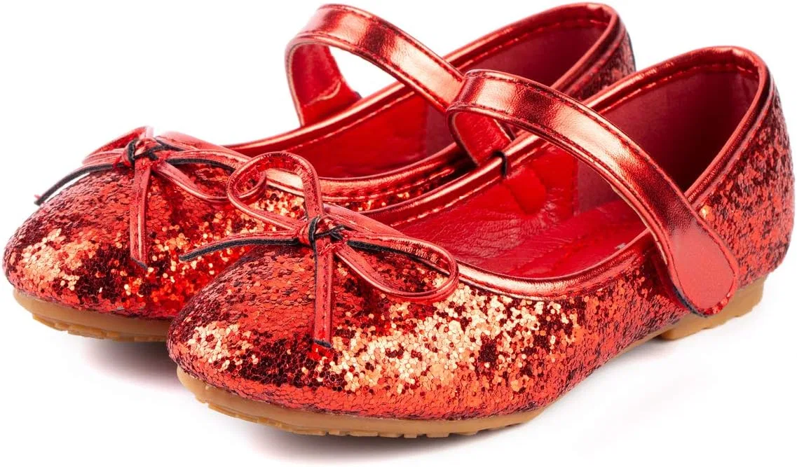 Детские балетки для девочек Nova Utopia Nova Footwear, Red — фото 3