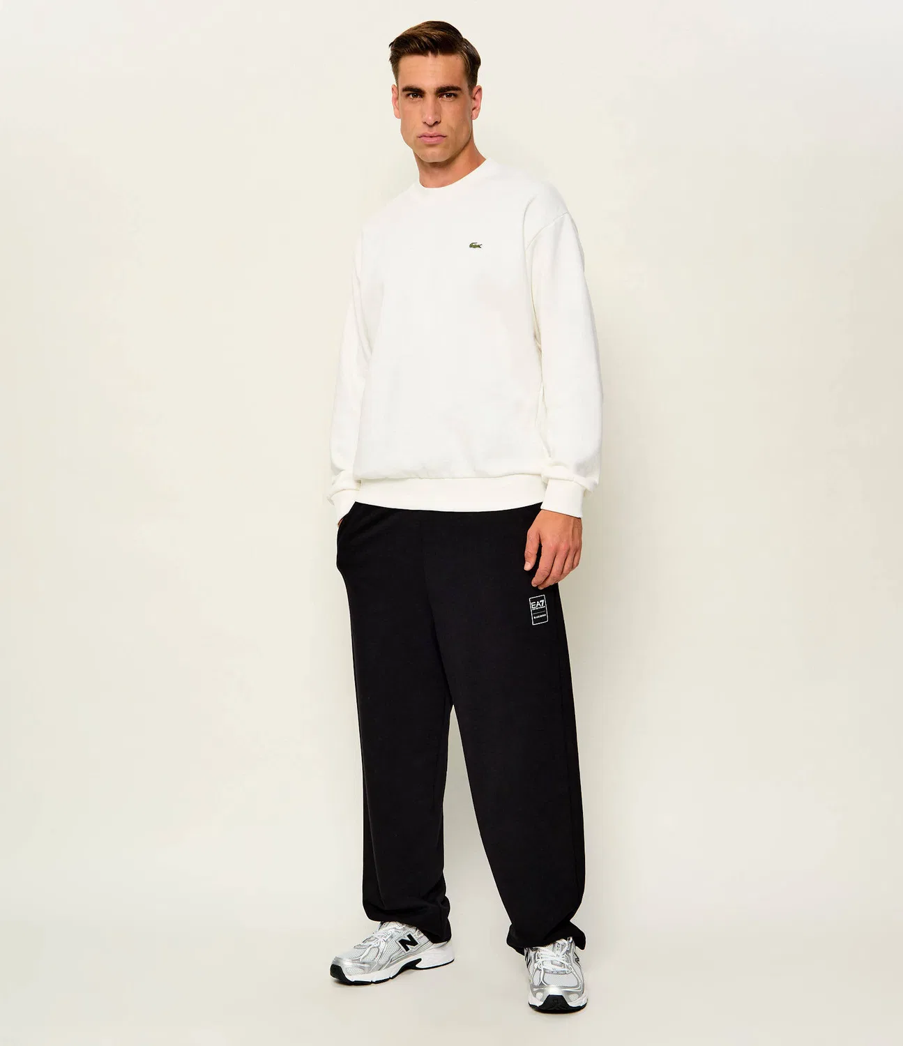 Толстовка Regular Fit Lacoste, Bianco — фото 2