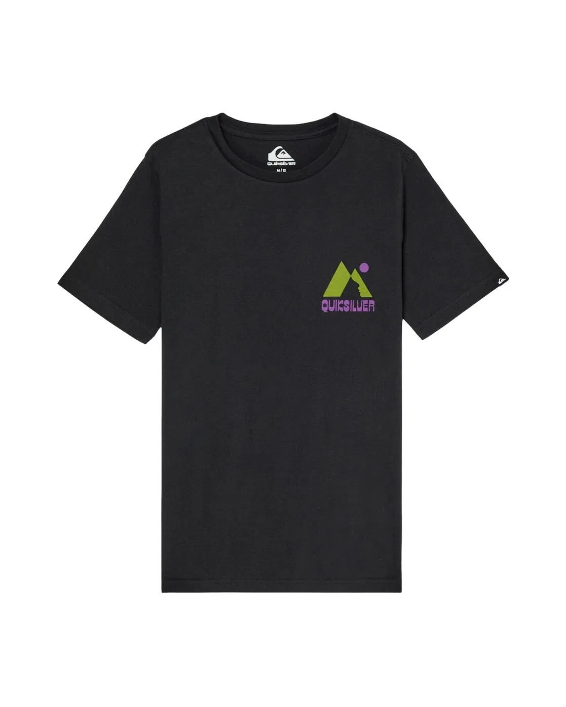 Детская футболка с круглым вырезом PEAK Quiksilver, Schwarz