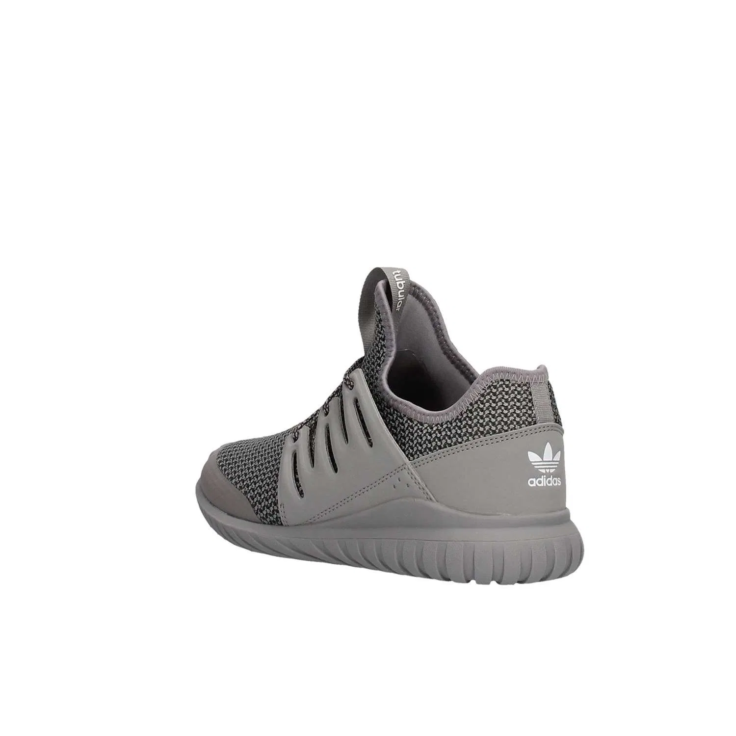 Детские кроссовки для мальчиков с принтом Tubular Radial J Adidas, Grey Chsogr Dgsogr Vinwht — фото 3