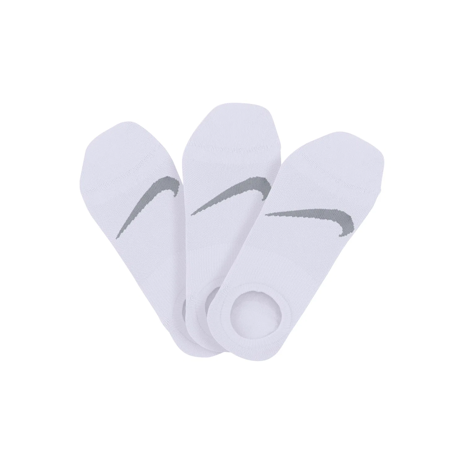 Женские носки-следы с технологией Dri-FIT Nike, White
