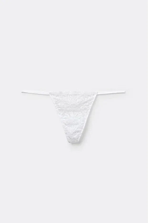 Детское бикини для девочек кружевное E Bulurum, White — фото 3
