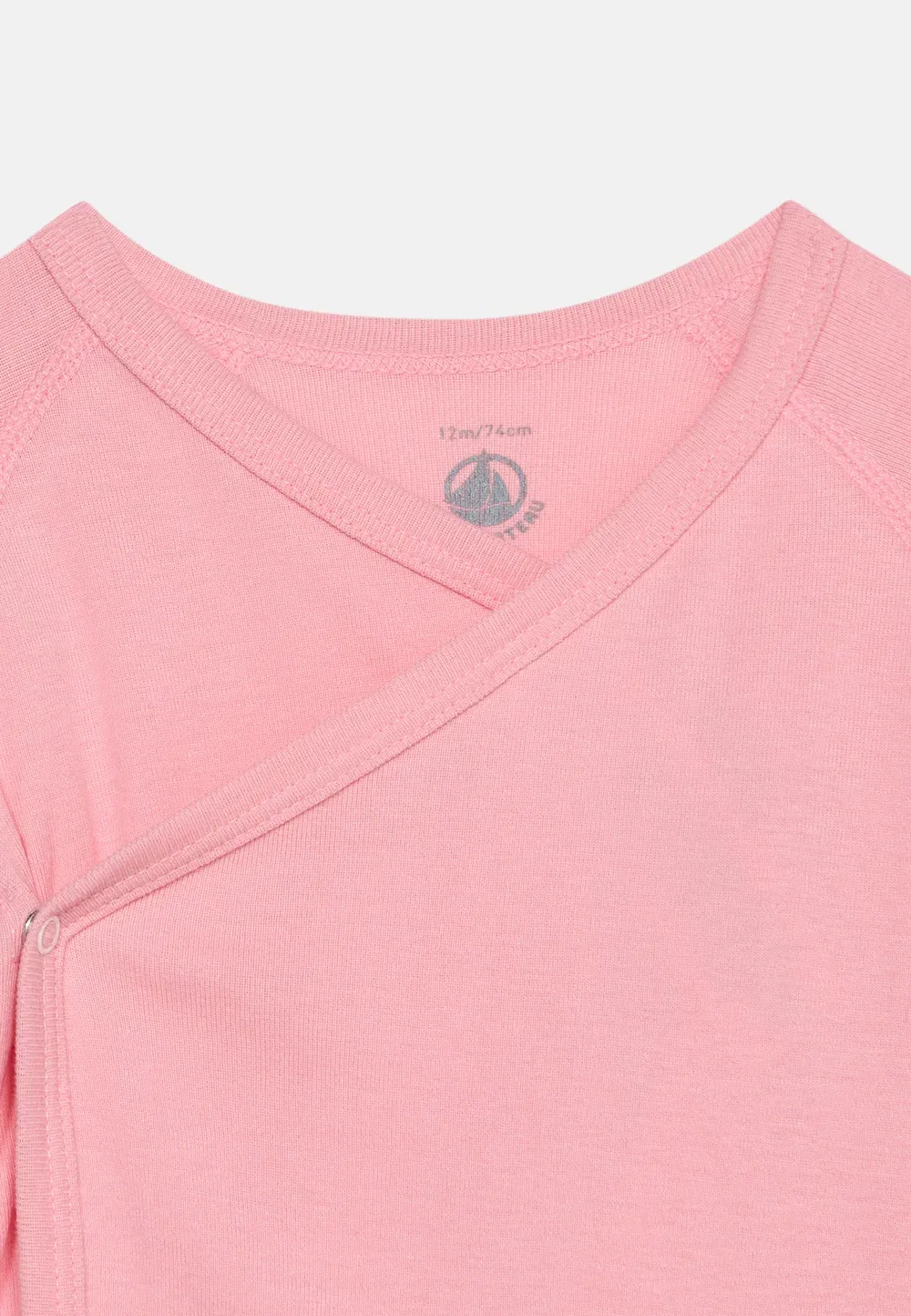 Bebe couche 3 pack - body Petit Bateau, White/ Pink — фото 4