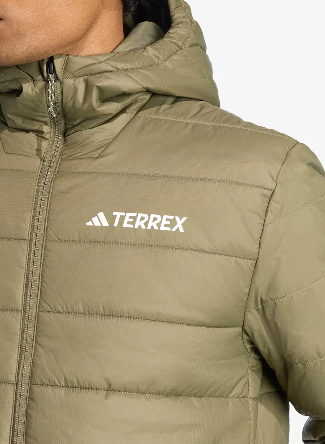 Куртка-бомбер с капюшоном Terrex Multi Essentials Adidas, оливковый — фото 3
