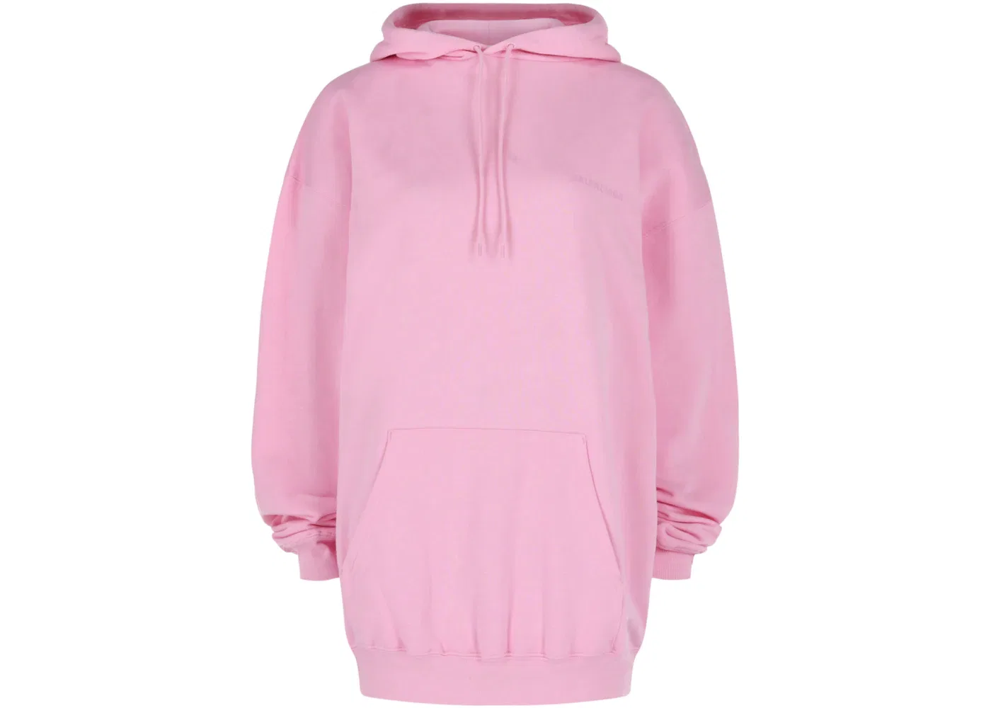 Женский худи оверсайз с принтом Balenciaga, Pink Pink
