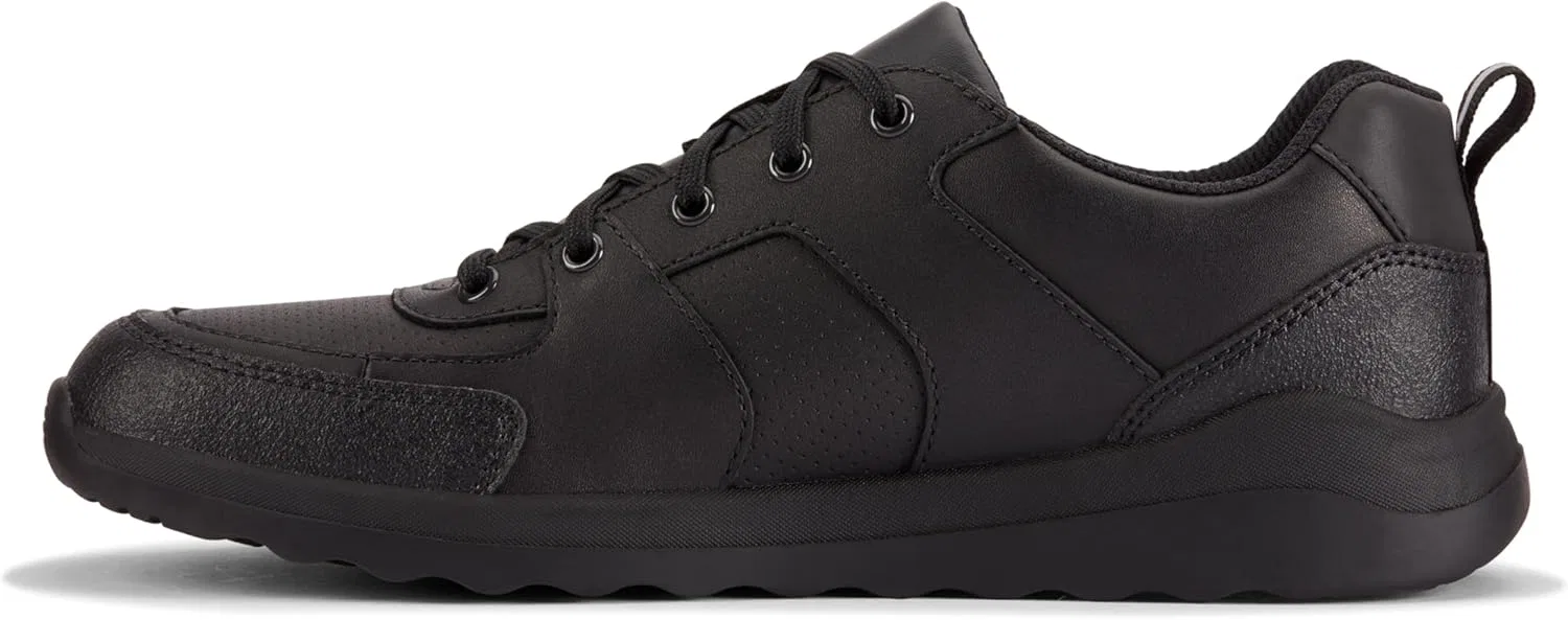 Мужские кроссовки Clarks Daze Loop 2 Y, Black (Black Leather)