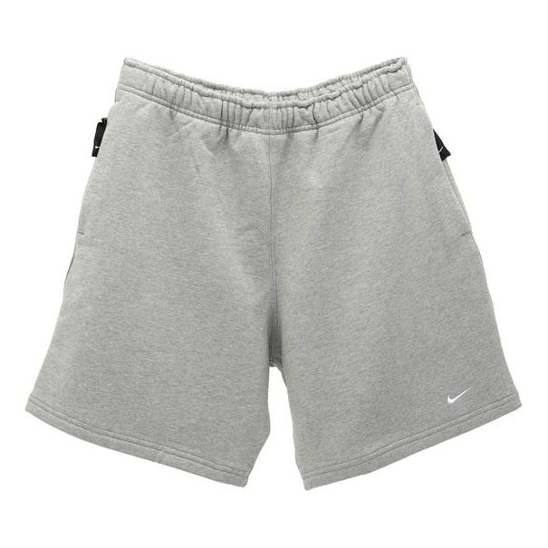 

Шорты Nike Solid Color Logo Straight Loose Casual Shorts Unisex Gray DV3056-063, разноцветный