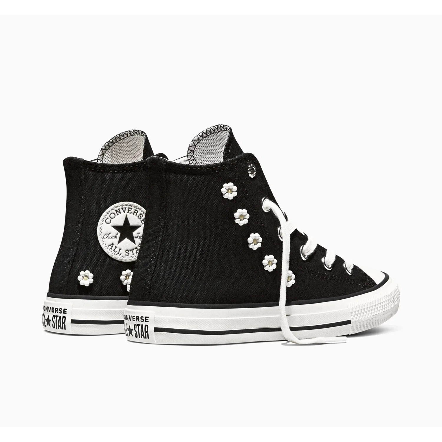 Детские кеды с шнуровкой Chuck Taylor All Star Converse, Black/Vintage White/Black — фото 3