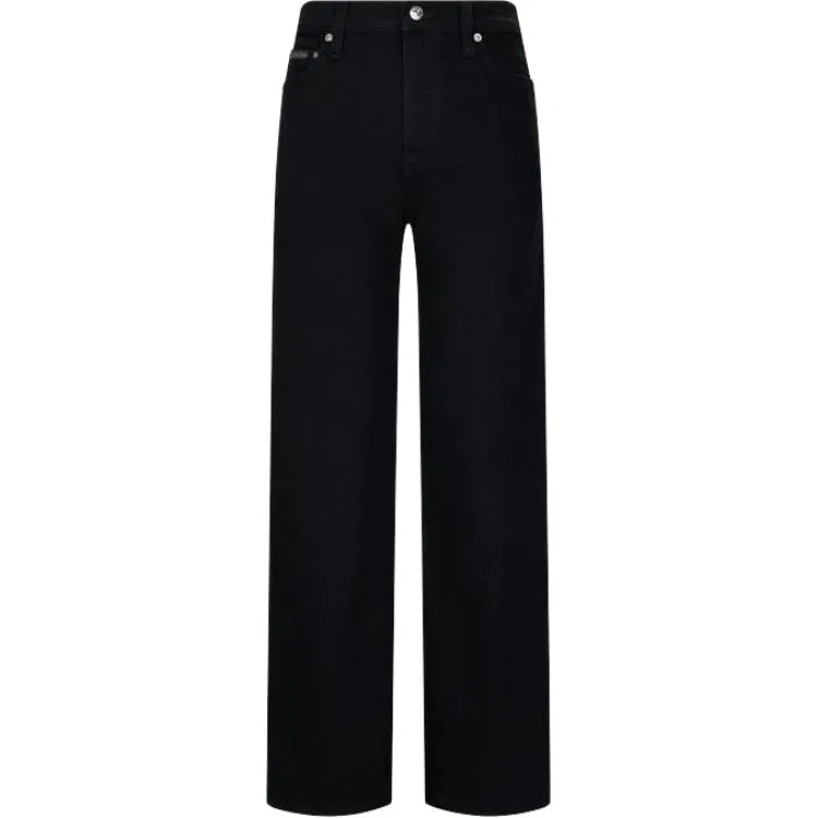 Женские джинсы с широкими брюками Denim Black Calvin Klein, Denim Black