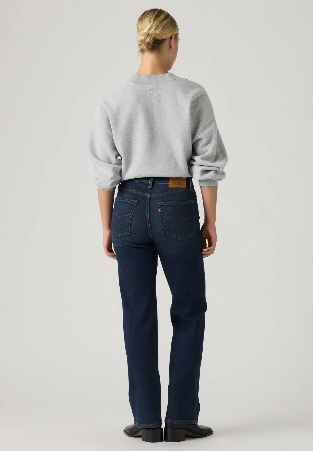 723 джинсы с высокой посадкой, прямые, насыщенного синего цвета, узкие Levi'S, Worn Midnight - Med Indigo - Flat Finish - — фото 3