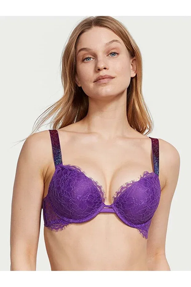 Женский бюстгальтер с кружевом Victoria'S Secret, Purple