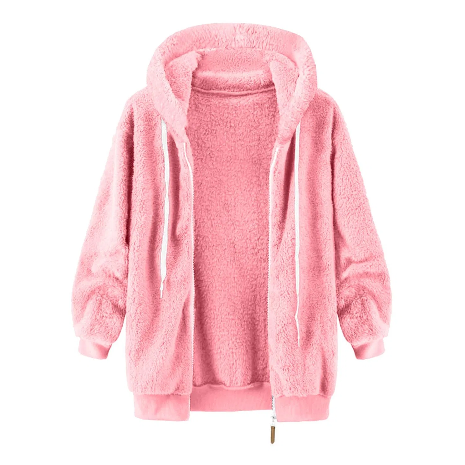 Женская зимняя куртка с капюшоном Teddy, Colore: Rosa — фото 3