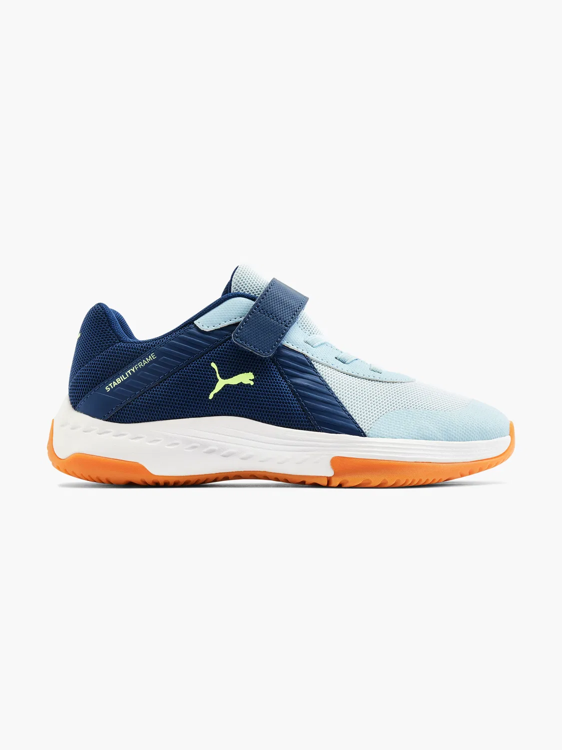 Детские кроссовки Indoor PUMA LUMINOUS V JR, синий