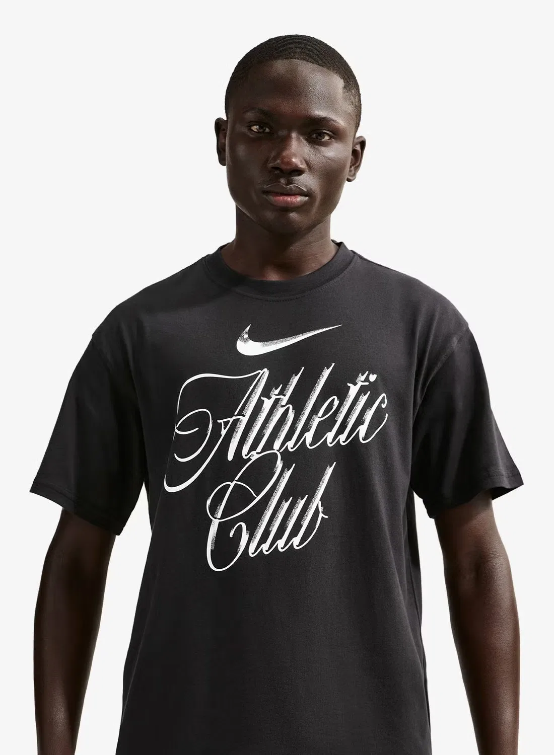Футболка свободного кроя с принтом Nike, черный
