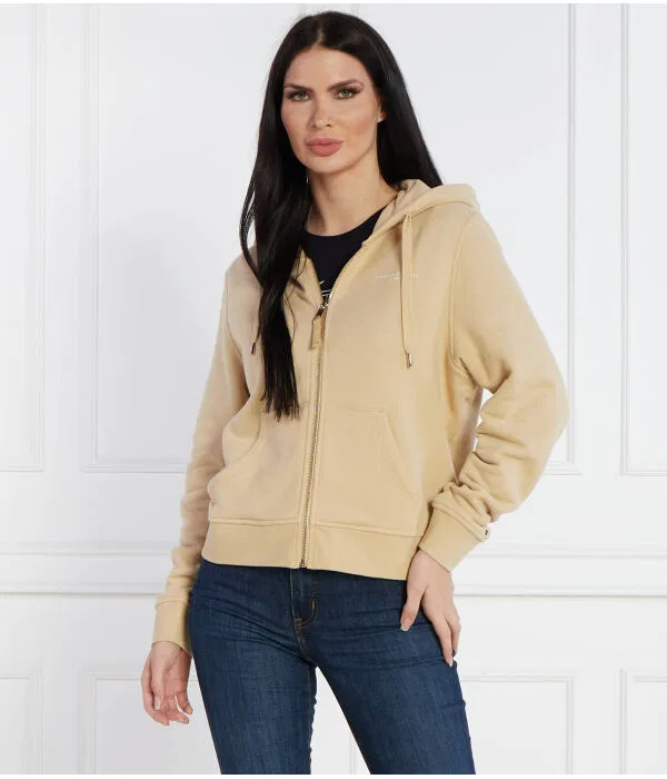 Женское худи Regular Fit 1985 Reg Mini Corp Tommy Hilfiger, бежевый — фото 3