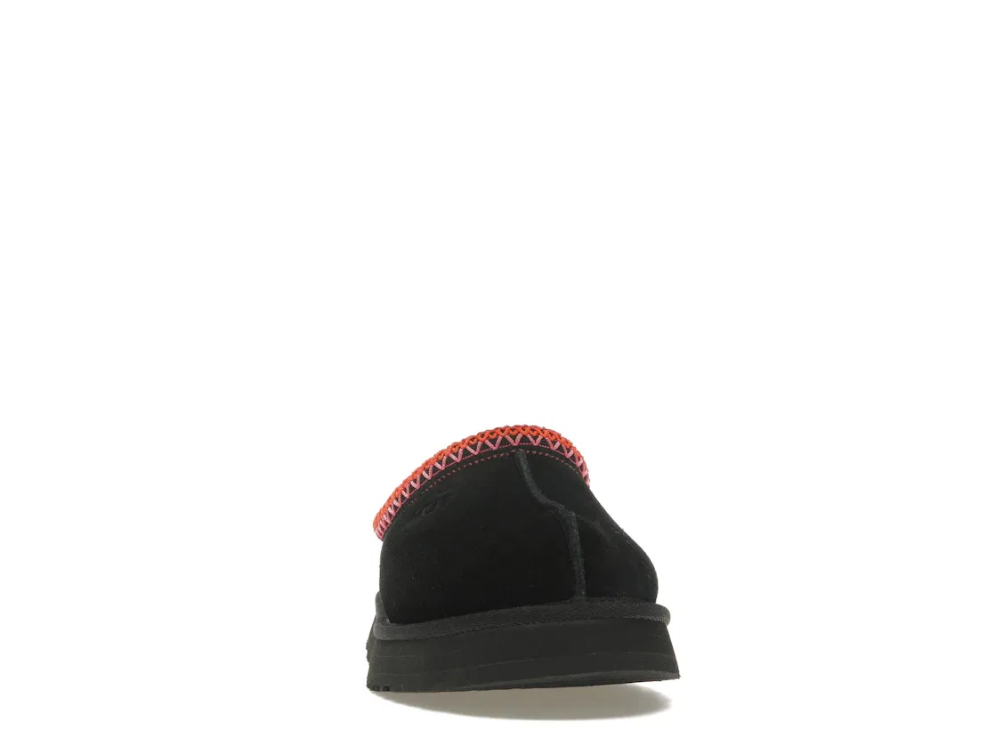 Детские тапочки с мехом UGG Tazz Slipper, Black/Multi — фото 2