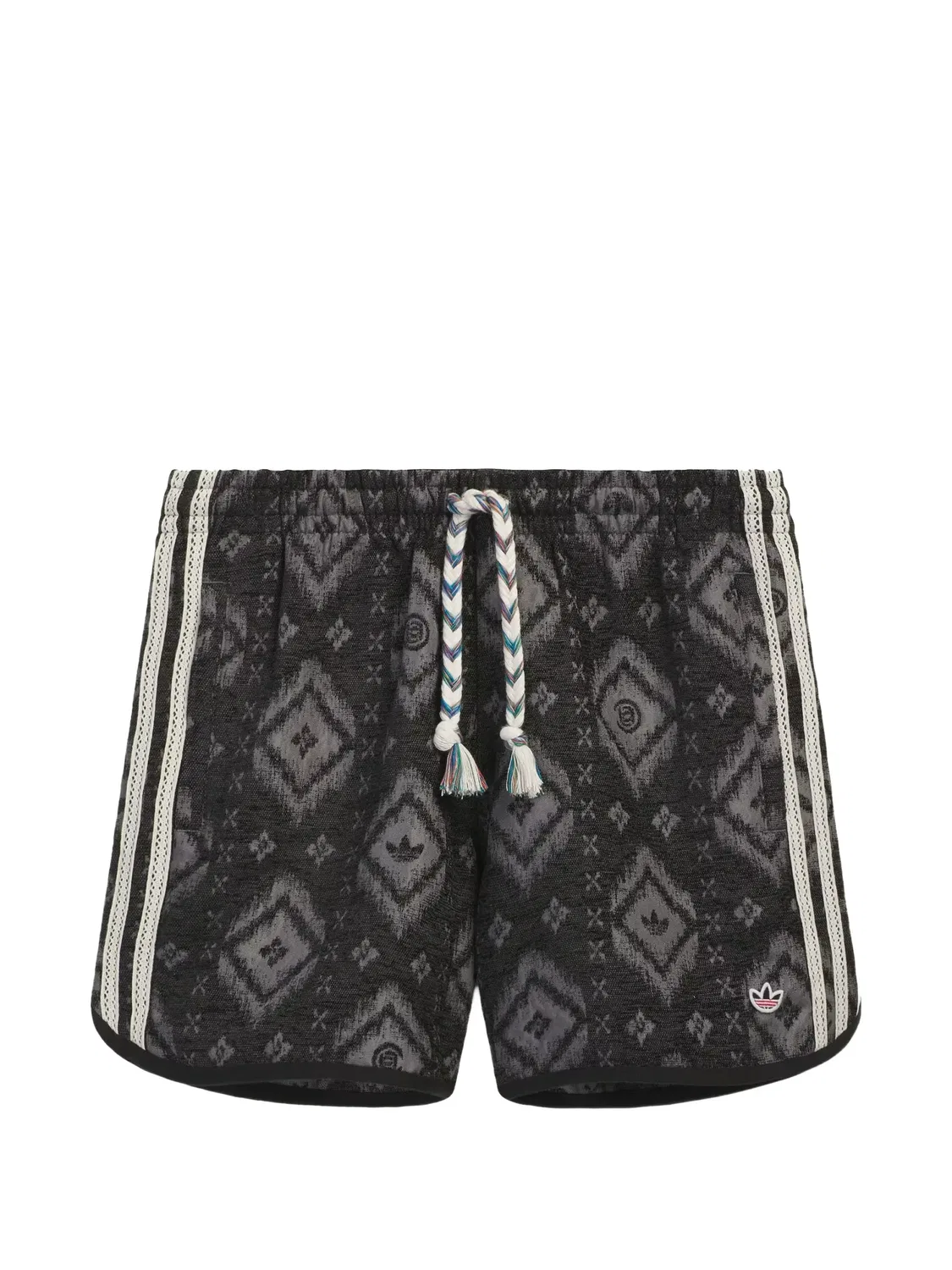 Жаккардовые шорты Heritage Adidas, черный