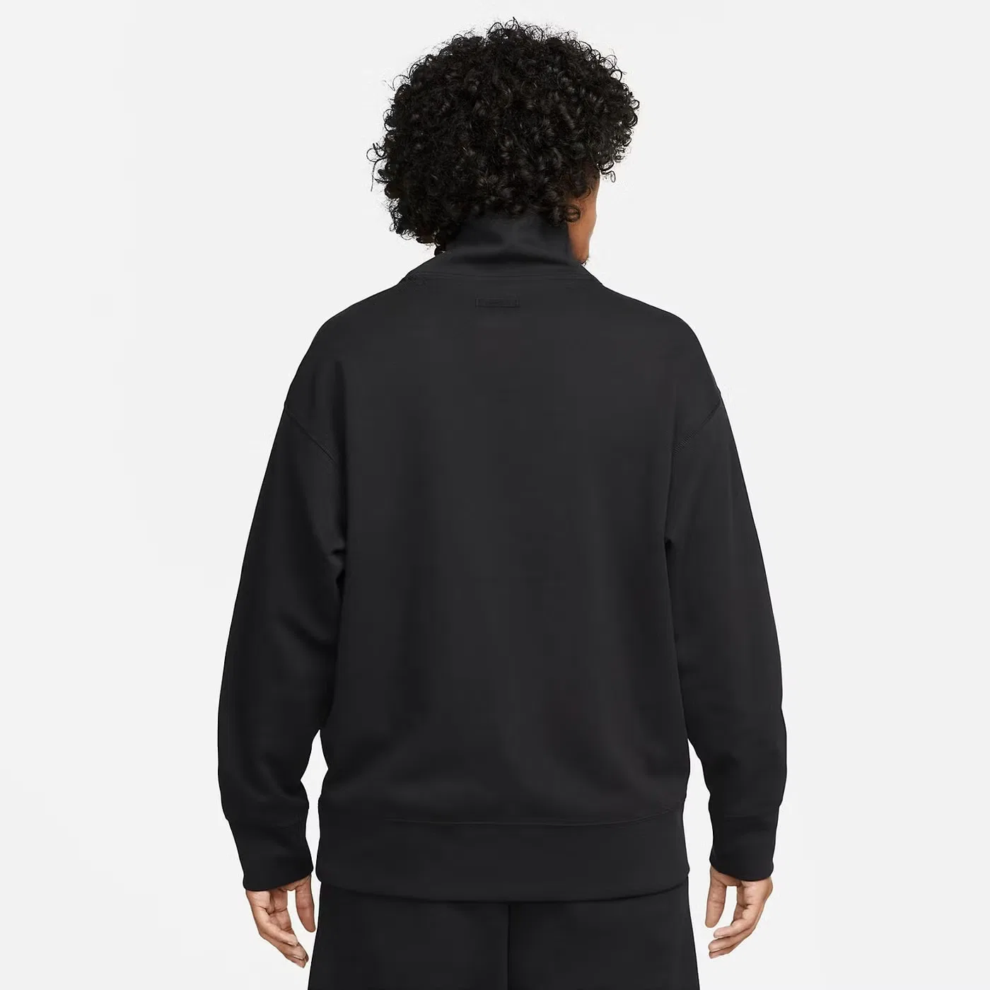 Свитшот с высоким воротом оверсайз Tech Fleece Reimagined Nike, черный — фото 4