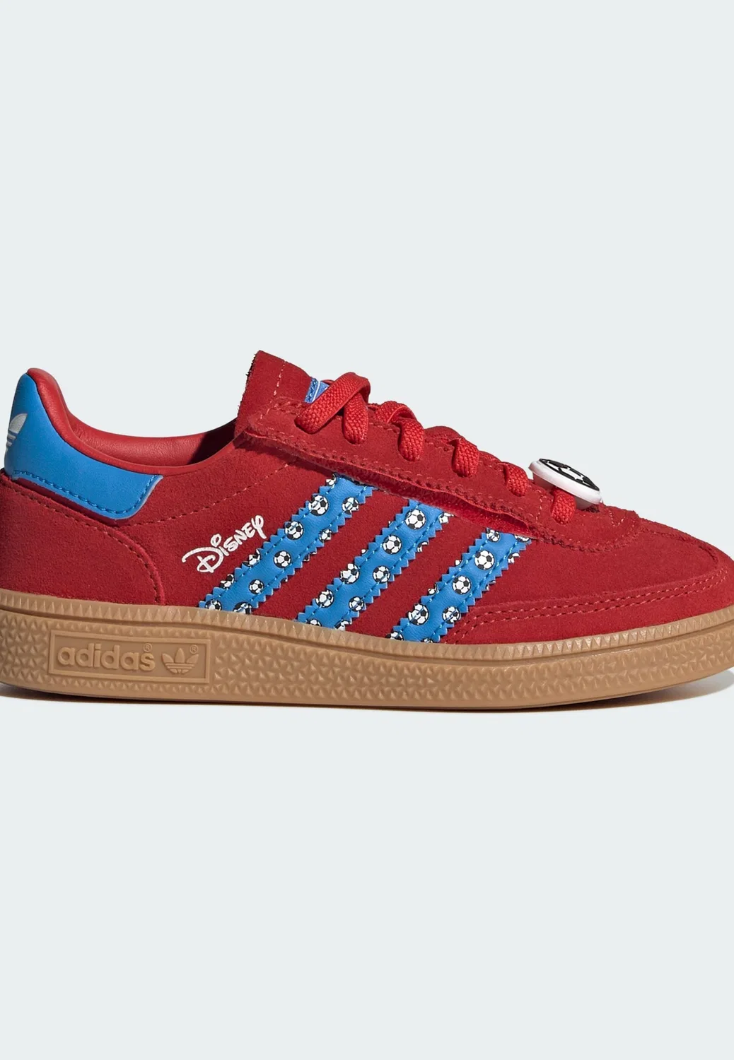 Кроссовки Adidas Originals Disney Handball Spezial Comfort Closure красного цвета — фото 3