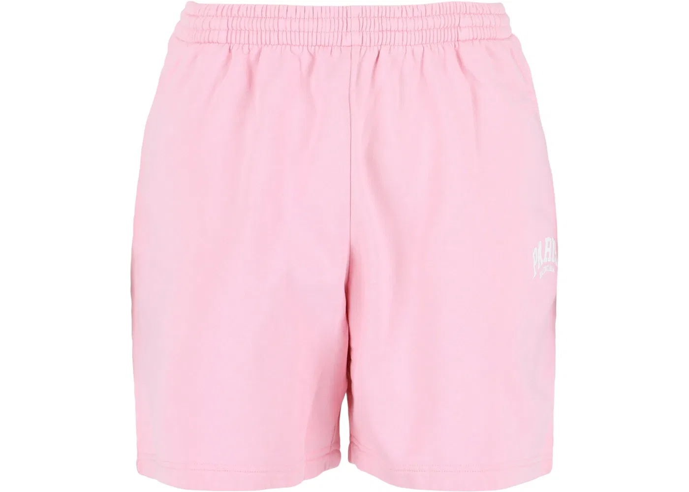 Мужские шорты с принтом Sweatshorts Balenciaga, Baby Pink White