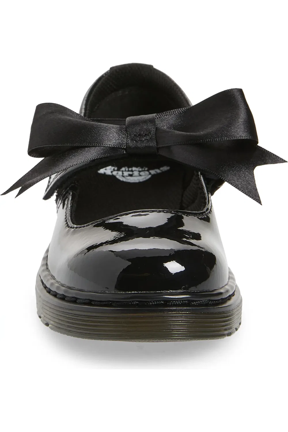 Детские туфли Dr. Martens Maccy II, Мэри Джейн на платформе, Black Patent — фото 4
