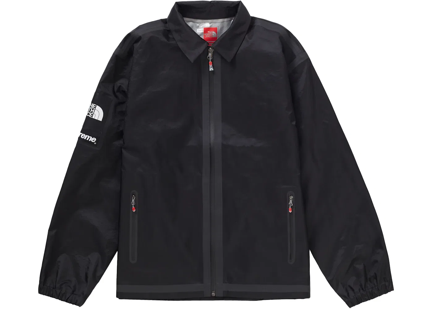 Мужская куртка с водоотталкивающей проклейкой швов Supreme The North Face Summit Series Outer Tape Seam Coaches Jacket, Black
