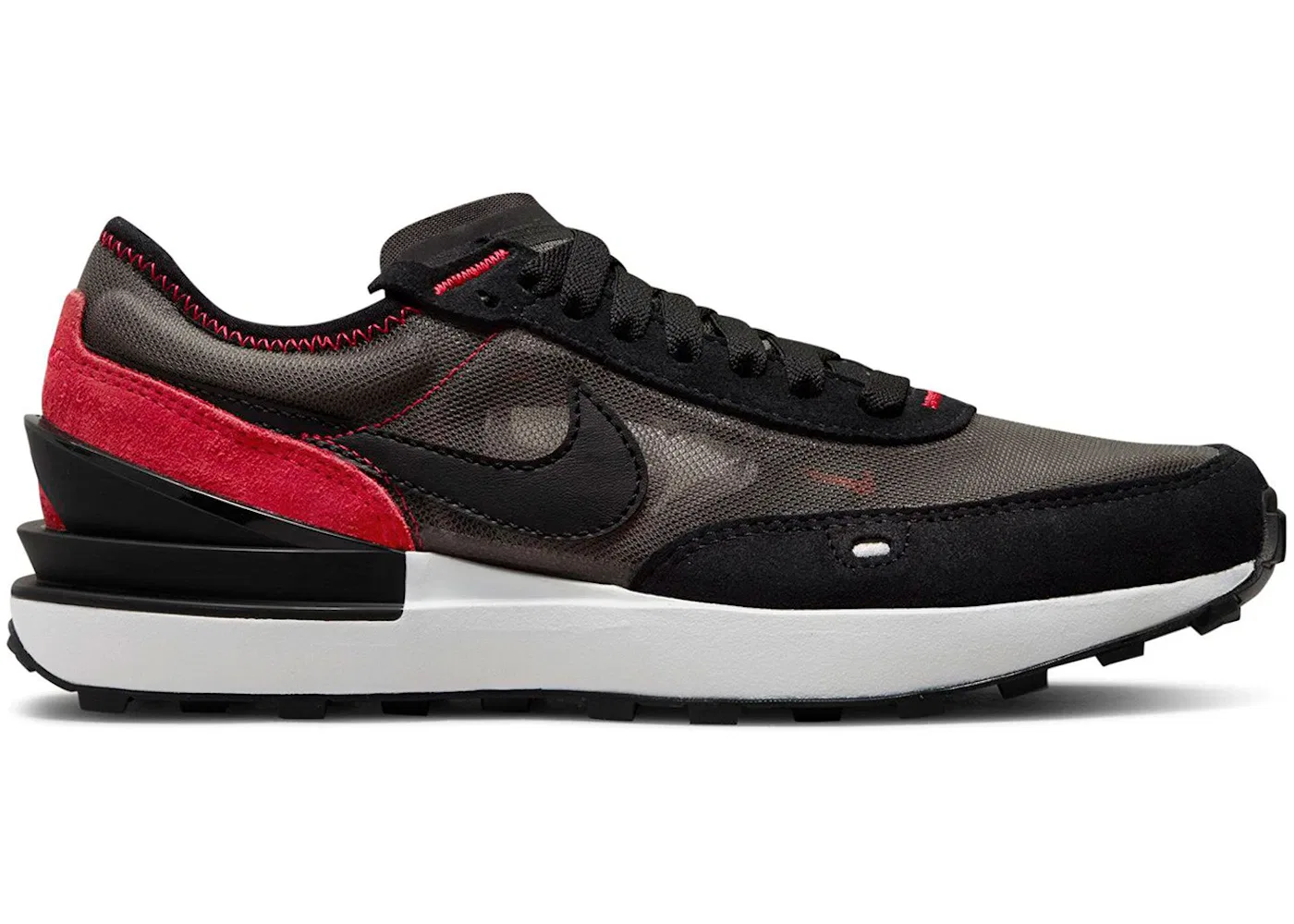 Детские кроссовки Lifestyle Nike Waffle One, Flat Pewter/Siren Red/Photon Dust/Black