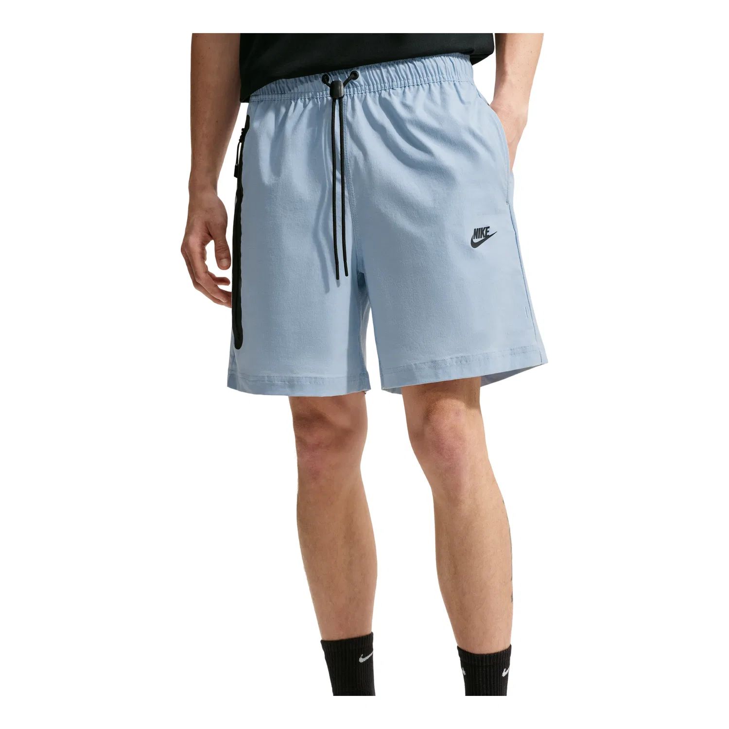 Мужские шорты с принтом Nike Tech Woven Shorts 'Light Armory Blue Black', синий