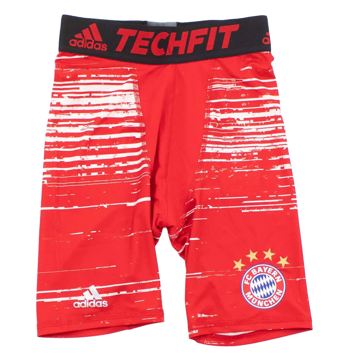 Женские компрессионные шорты Base Layer Tight FC Bayern Munchen Adidas, Red — фото 2