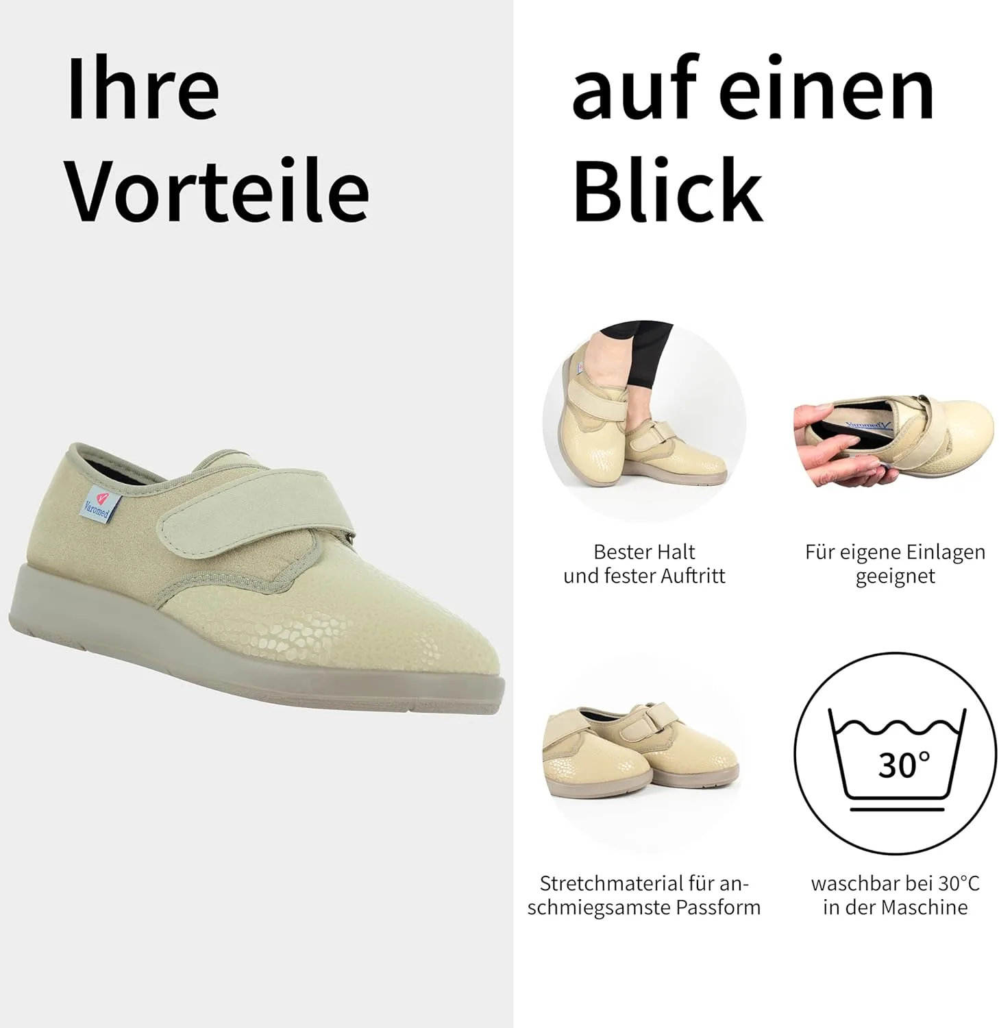 Тапочки Florett Zurich 60811 для взрослых (унисекс) Varomed — фото 4