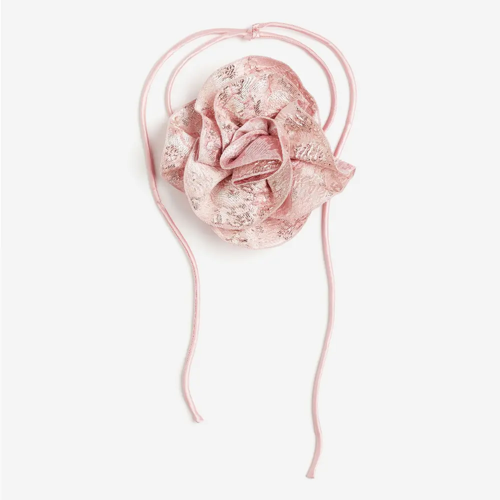 

Колье H&M Appliquéd Wraparound, светло-розовый
