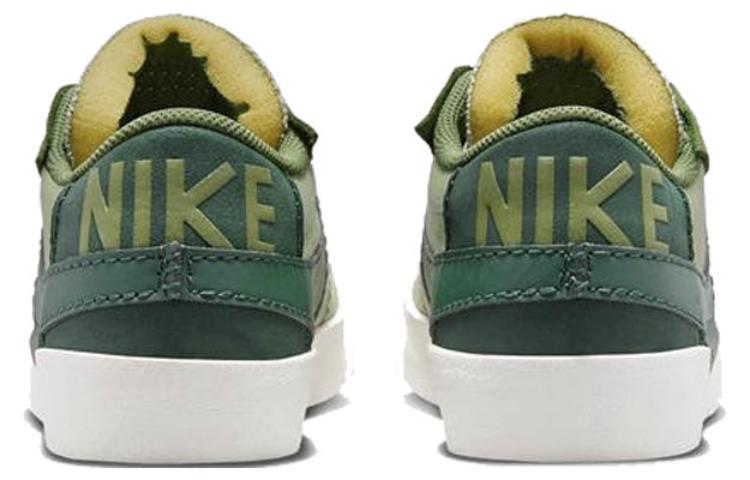 Кроссовки Nike Blazer Low 77 Jumbo, зеленый/белый — фото 2