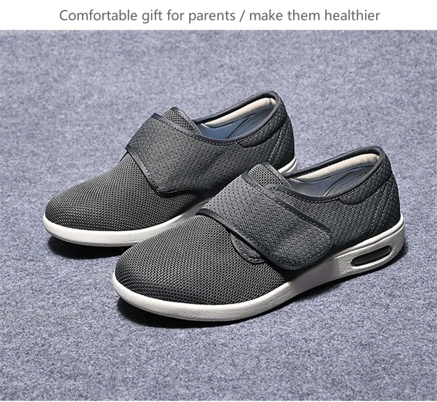 Детские повседневные туфли с регулируемой посадкой 202643 LLGHT, Black, Kaki, Grey Black, Dark Blue, Light Grey Melange, Dark Grey, Black Cashmere Stripe, Grey Cashmere Stripe — фото 3
