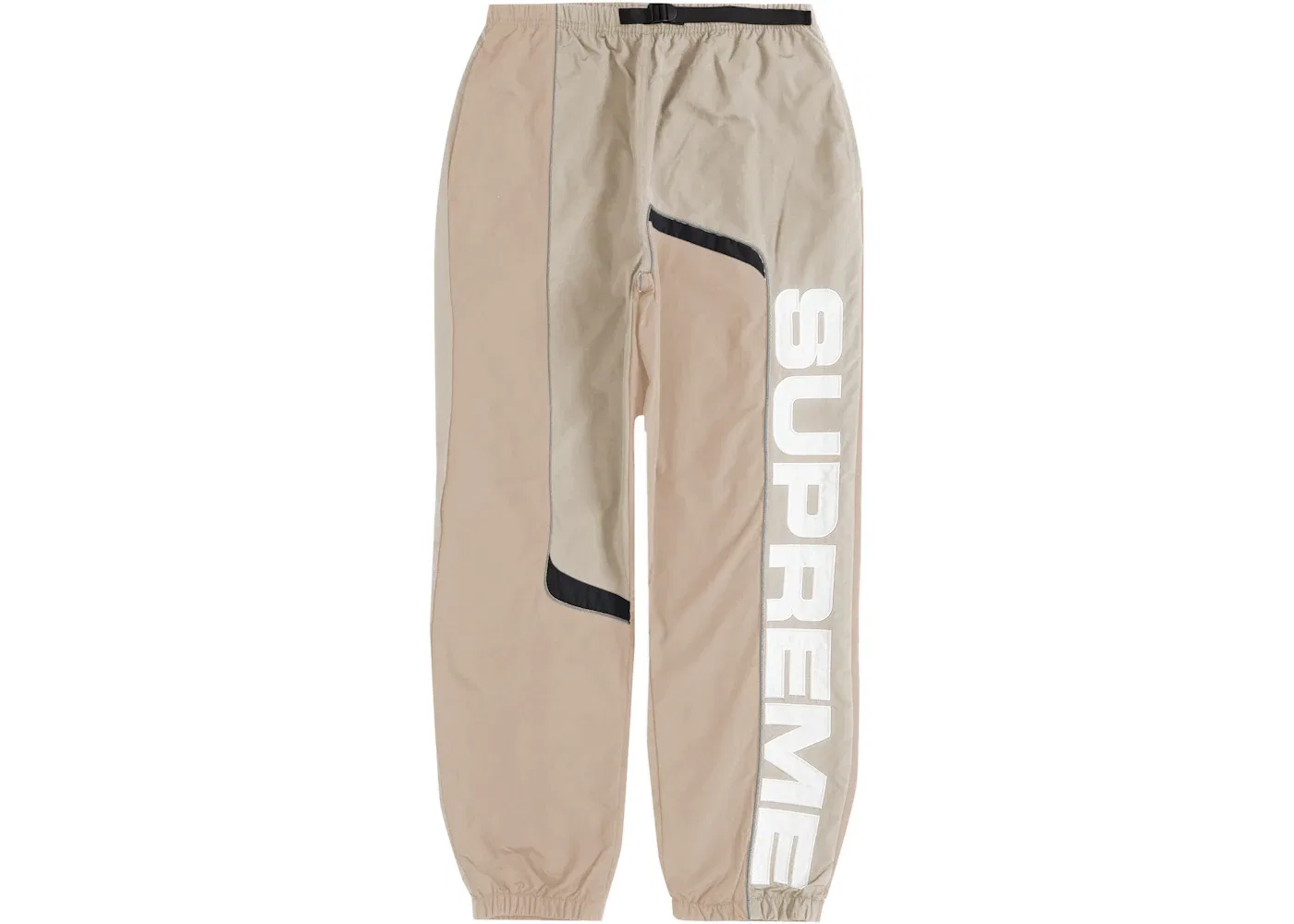 Мужские спортивные штаны с панелями и поясом Supreme, Dusty Pink