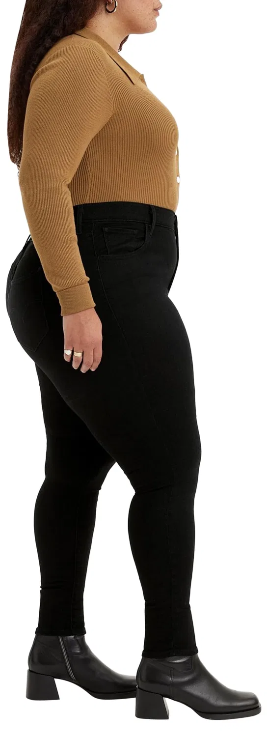 Женские джинсы с высокой посадкой и суперскинни-кроем 720 High Rise Super Skinny Levi's, Black Celestial — фото 4