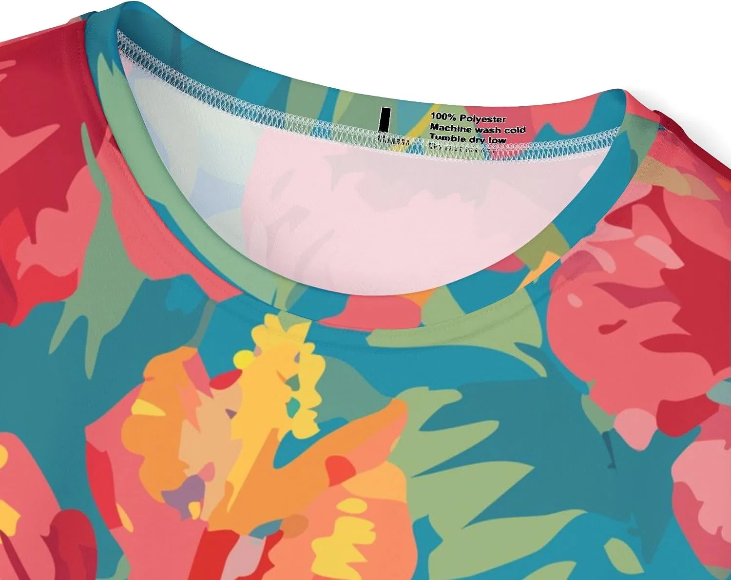 Унисекс футболка с цветочным принтом Africa Print, Multicolor — фото 3