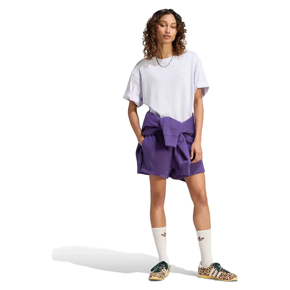 Женская футболка оверсайз Essentials Boyfriend Adidas Originals, Purple — фото 4