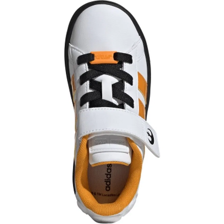 Детские кроссовки с закрытым носком Droids Grand Court 2.0 adidas, Белый — фото 2