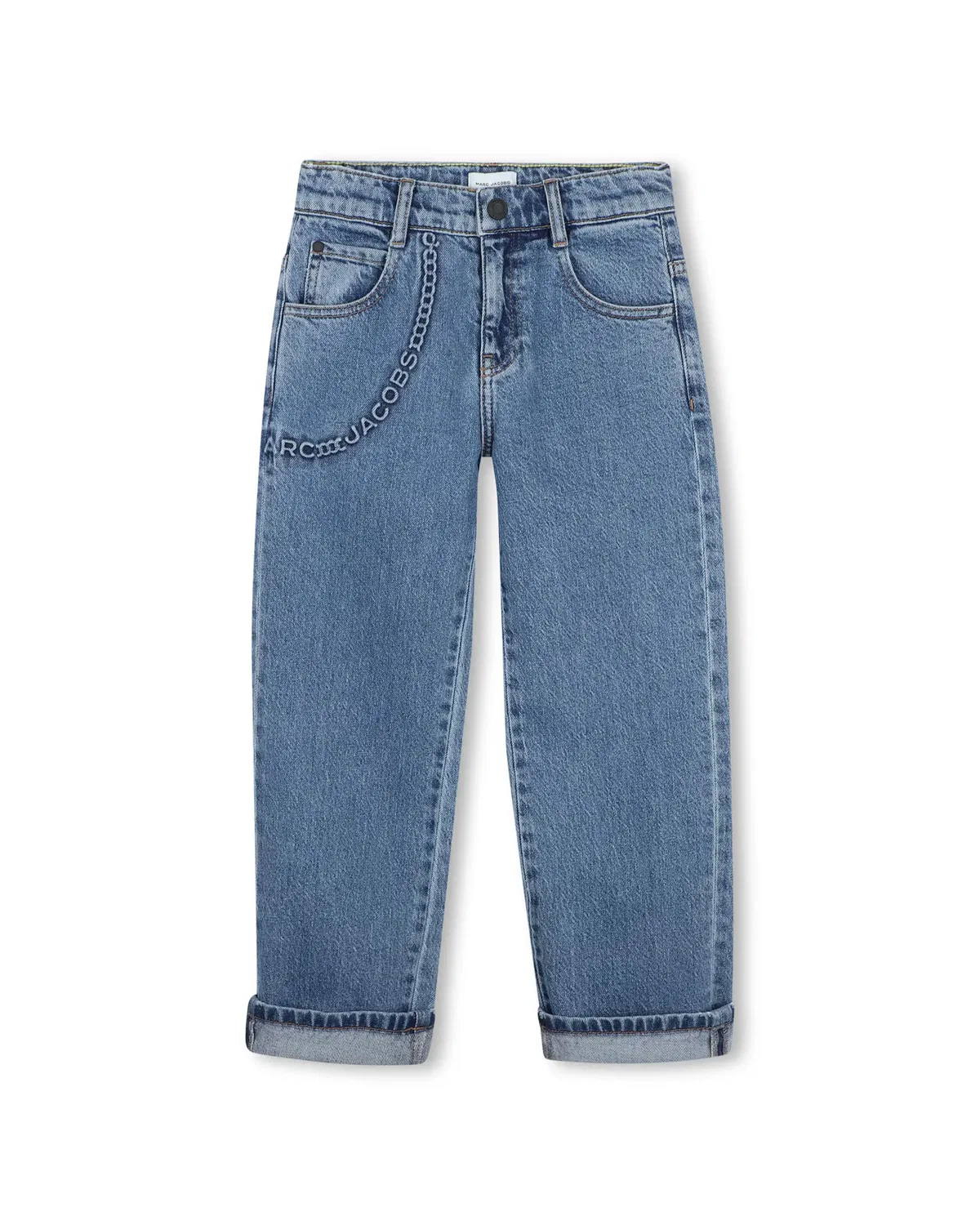 Детские джинсы для мальчиков с цепочкой Vaquero de niño liso Marc Jacobs, Azul