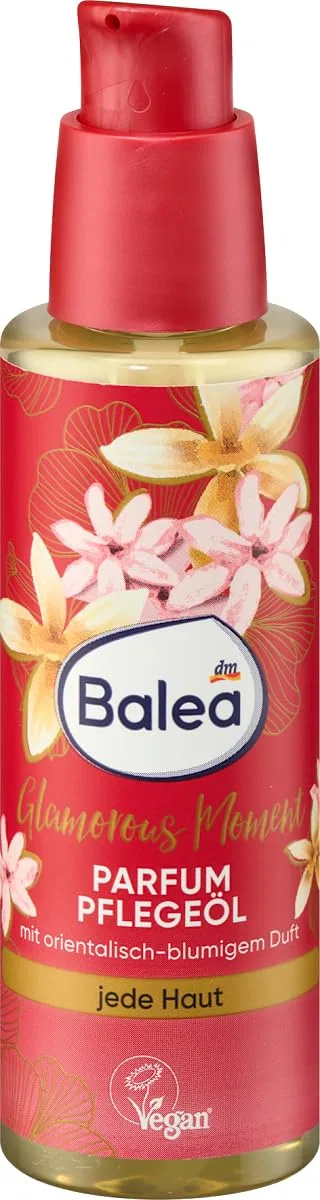 Набор уходовой косметики Balea: Масло-парфюм Glamorous Moment 100 мл + Лосьон для тела Mindful Moment 2x200 мл — фото 2