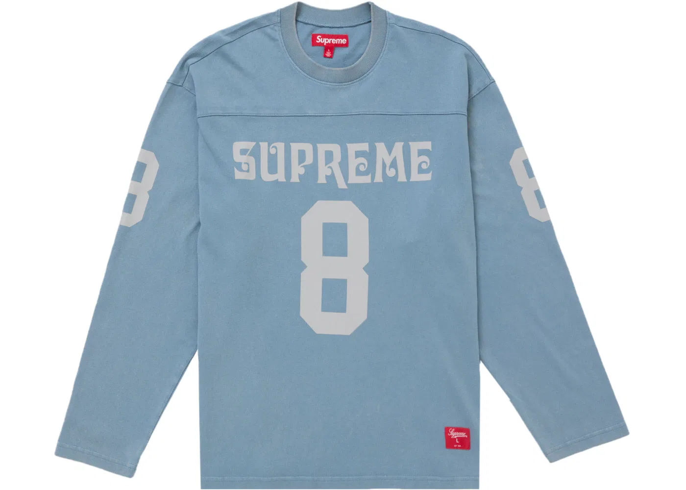 Мужской лонгслив с принтом Supreme Affiliated Top, Slate