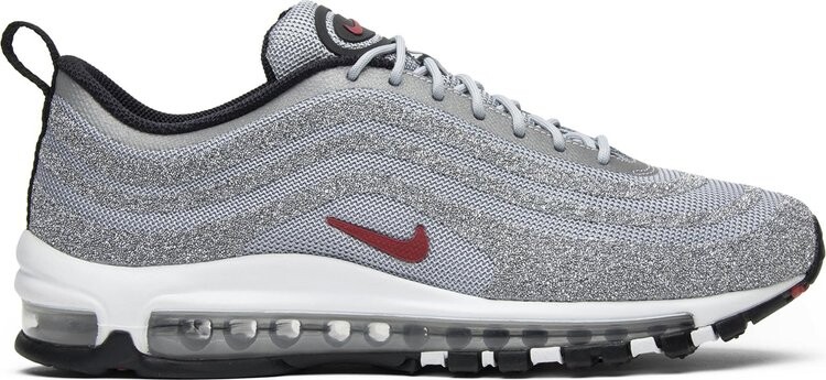 Кроссовки Nike Swarovski x Wmns Air Max 97 LX 'Silver Bullet', серебряный