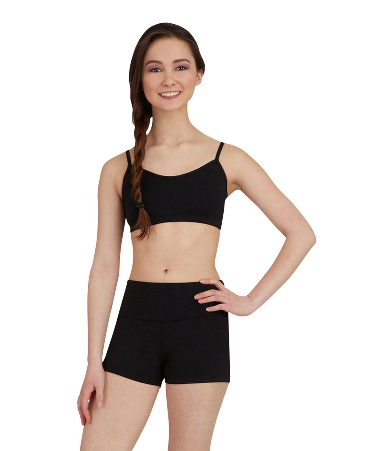 

Шорты с ластовицей Capezio, черный