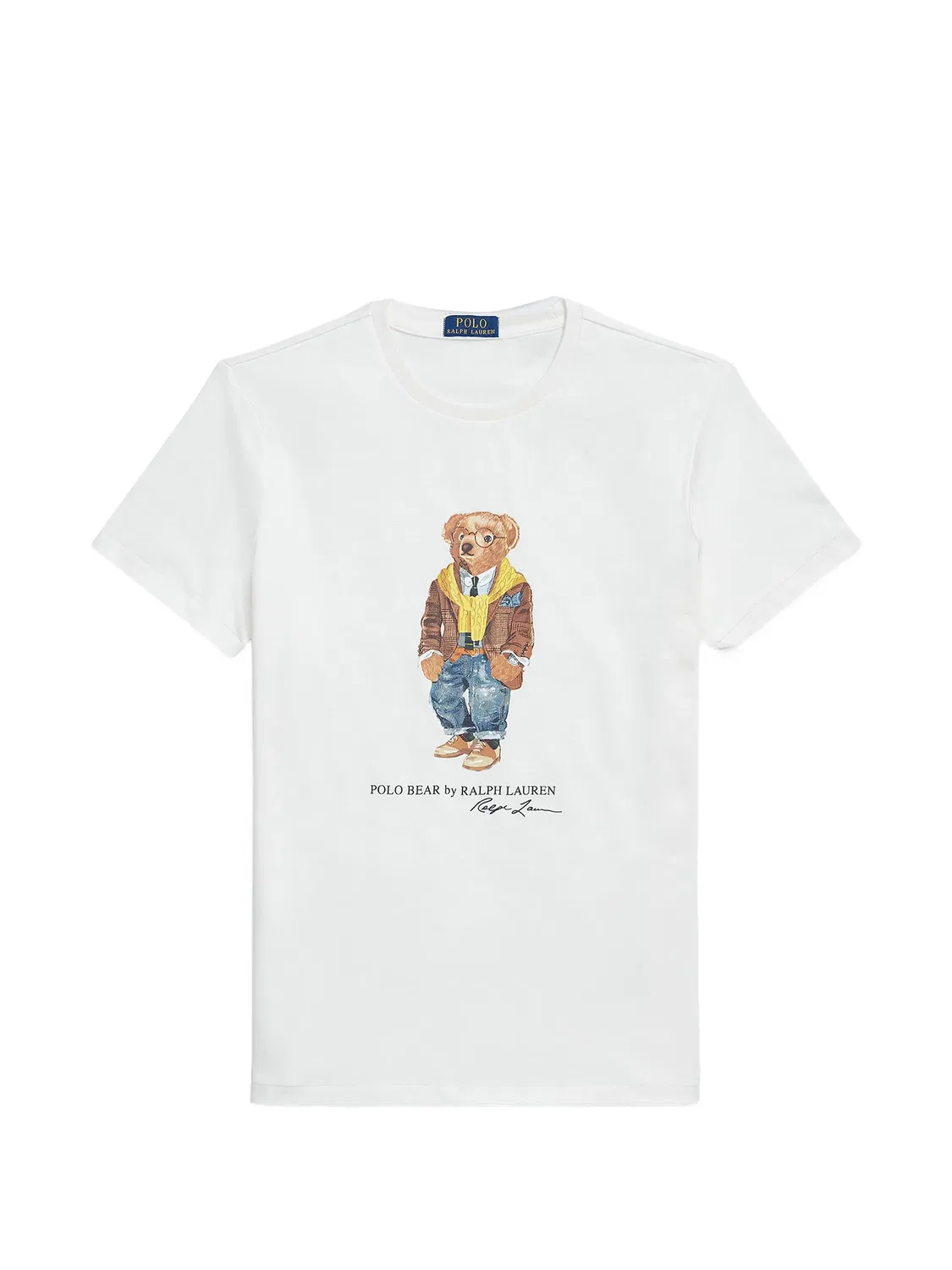 Футболка с графическим принтом, белая Polo Ralph Lauren, белый
