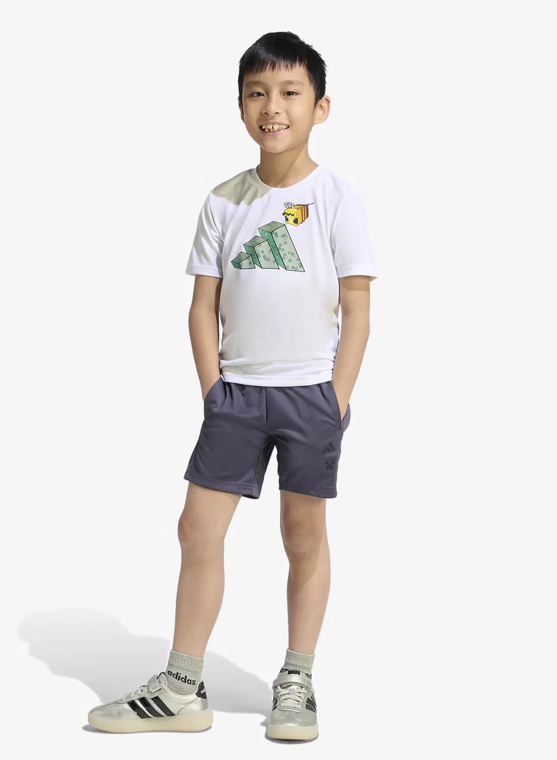 Комплект одежды для тренировок Minecraft Adidas, белый