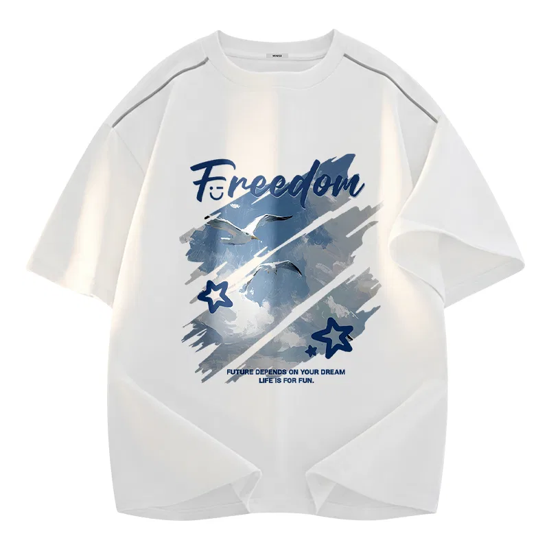 Детская футболка с защитой от солнца MINISO, White (Free Imagination)