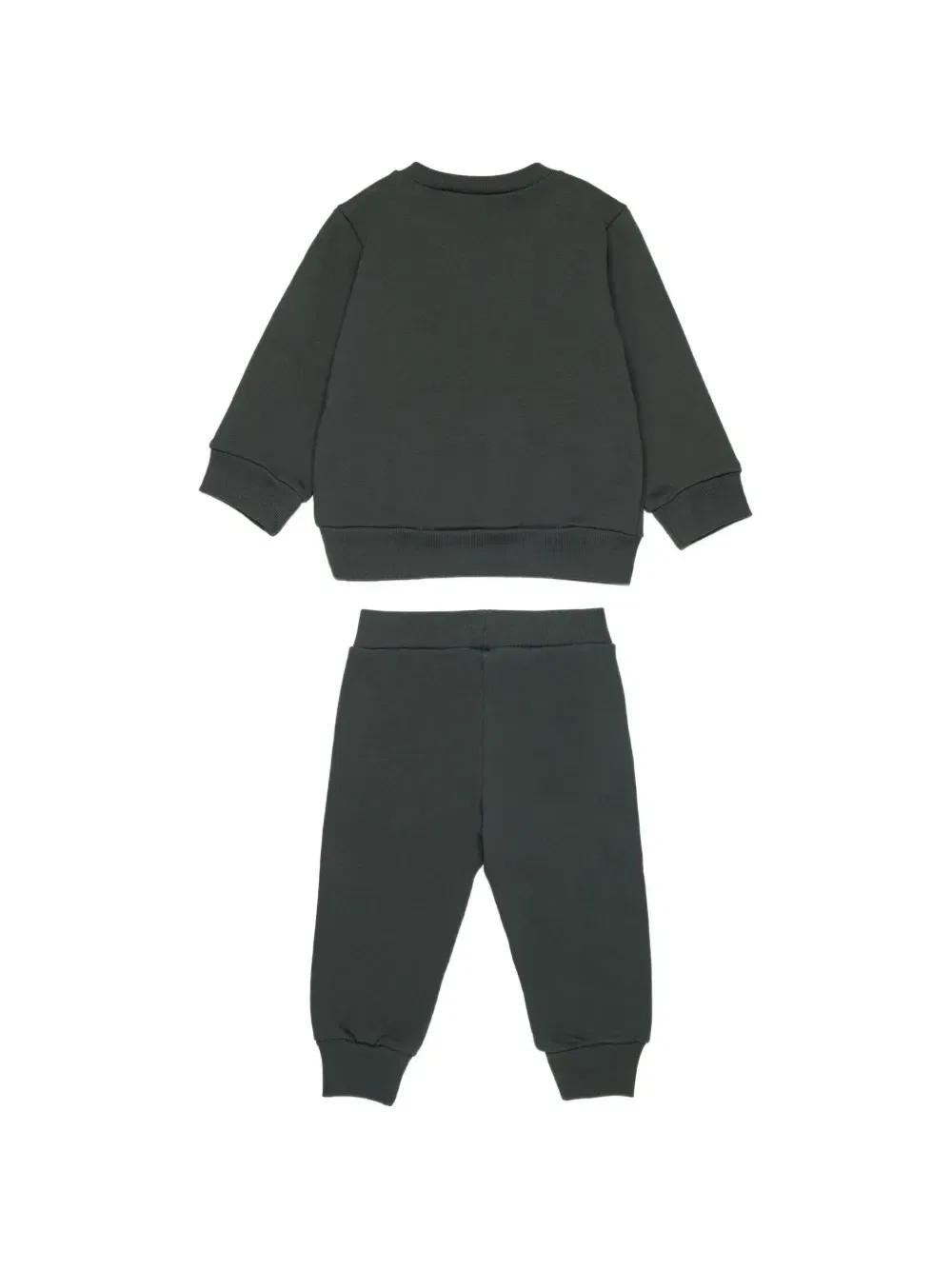 Хлопковый спортивный костюм с логотипом Marni Kids, черный — фото 2