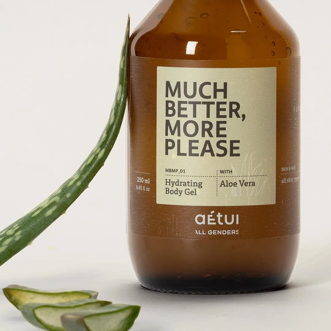 Алоэ Вера Гель с 95% Organic Aloe Vera Juice, увлажняющий, aétui, 250 мл — фото 2