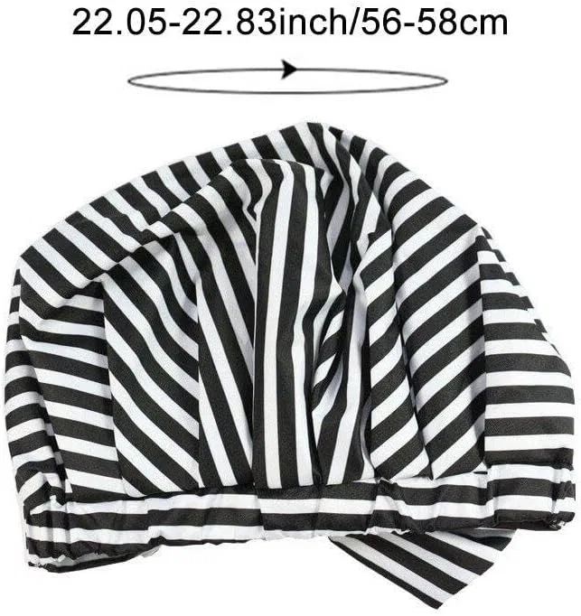 Шапочка для душа Elastic Bath Hat for Women, Waterproof Polyester, 1 Piece, 56-58 cm, Style 1 Generic — фото 2